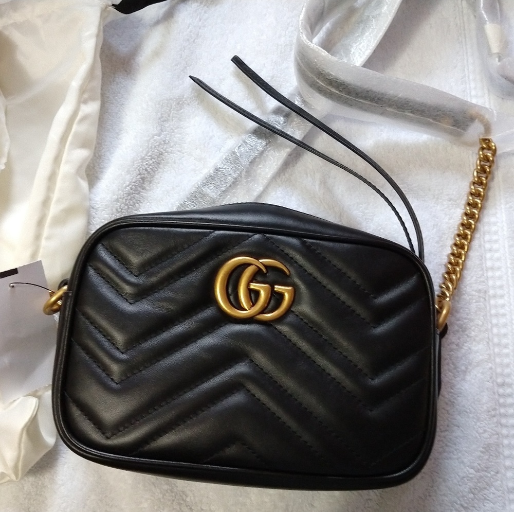 GUCCI GG Marmont 2.0 Matelasse Leather Shoulder